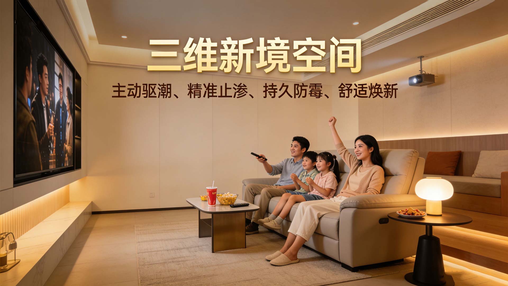 立威三维新境空间 | 高端住宅地下室防水防潮防霉 - 立威防潮官网